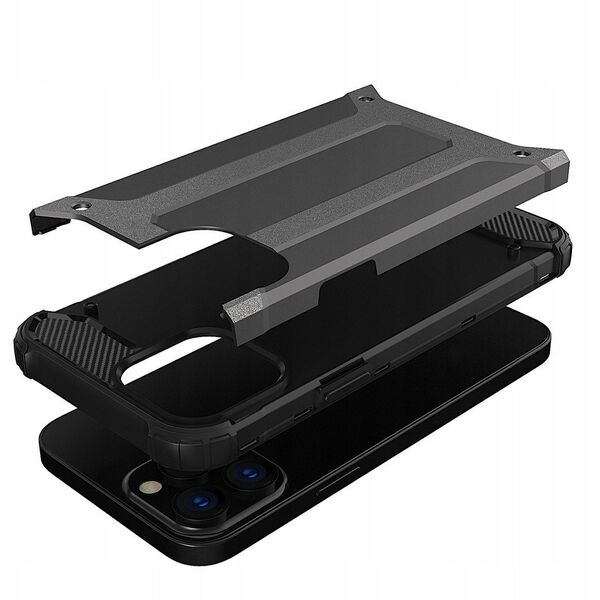 Υβριδική Θήκη Θωράκισης Hybrid Armor για iPhone 13 Pro ασημί