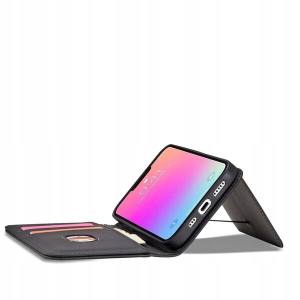 Θήκη κάρτας μαγνήτη etui do iPhone 13 Pro θήκη πορτοφόλι για κάρτες βάση μαύρο