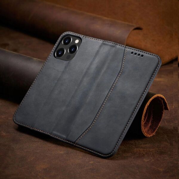 Θήκη Magnet Fancy Case για iPhone 14 Pro με καπάκι, πορτοφόλι, βάση, μαύρο