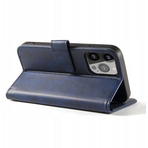 Θήκη Magnet etui Samsung Galaxy S23 pokrowiec z klapką portfel podstawka niebieskie