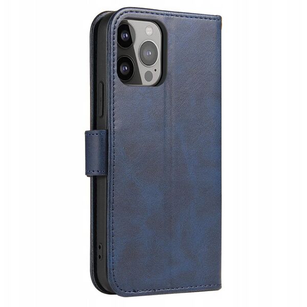 Θήκη Magnet etui Samsung Galaxy S23 pokrowiec z klapką portfel podstawka niebieskie