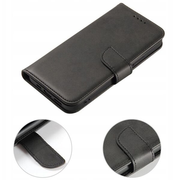 Θήκη Magnet Case Samsung Galaxy S23 με καπάκι πορτοφόλι βάση μαύρο