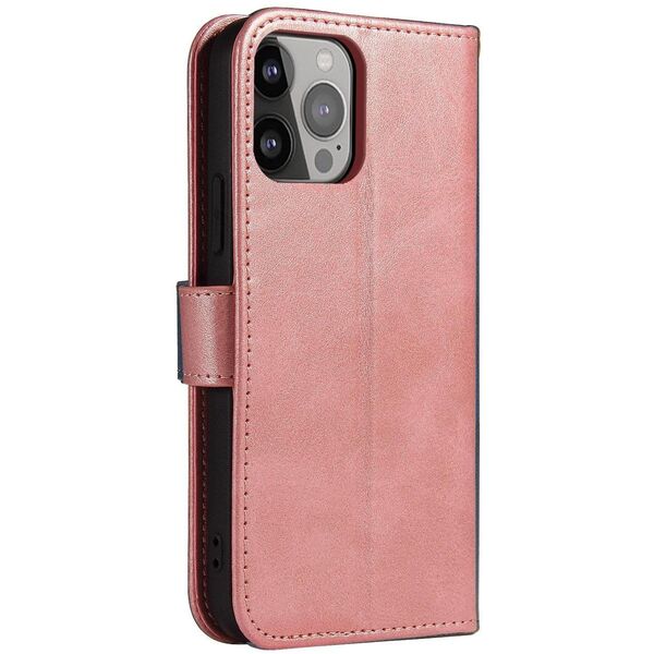Θήκη Magnet etui Samsung Galaxy S23+ pokrowiec z klapką portfel podstawka ροζ