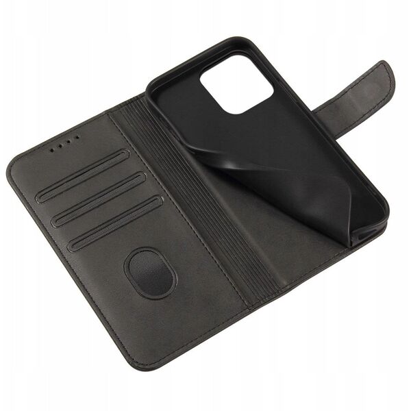 Θήκη Magnet Case Samsung Galaxy S23+ με καπάκι πορτοφόλι βάση μαύρη