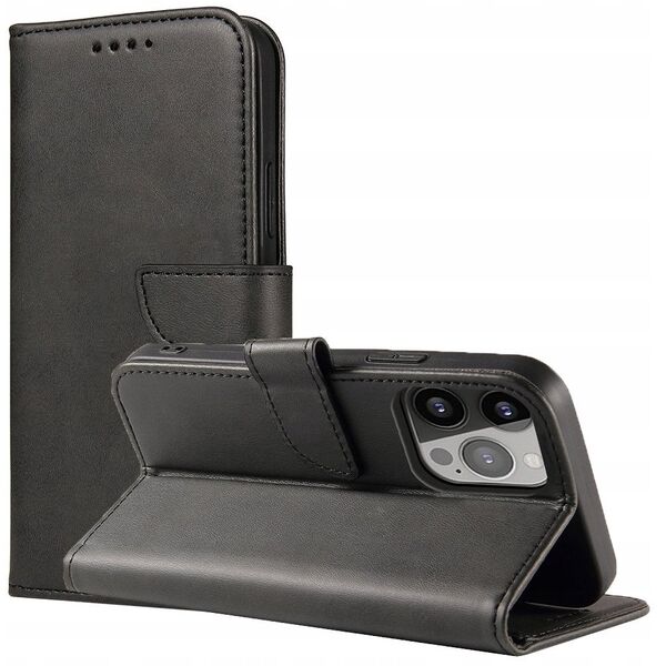 Θήκη Magnet etui Samsung Galaxy S23 Ultra pokrowiec z klapką portfel podstawka czarne