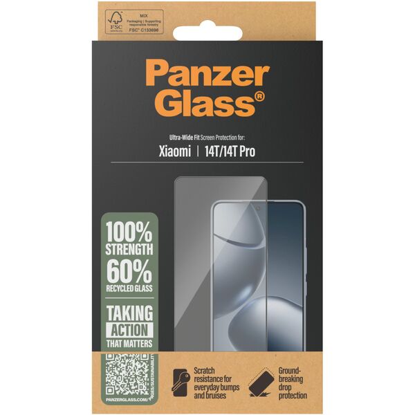Προστατευτικό Οθόνης PanzerGlass Xiaomi 14T / 14T Pro - UWF