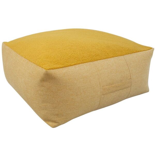 Σάκος Pufas Home4You Lamb, 80x80x30 cm, κίτρινος