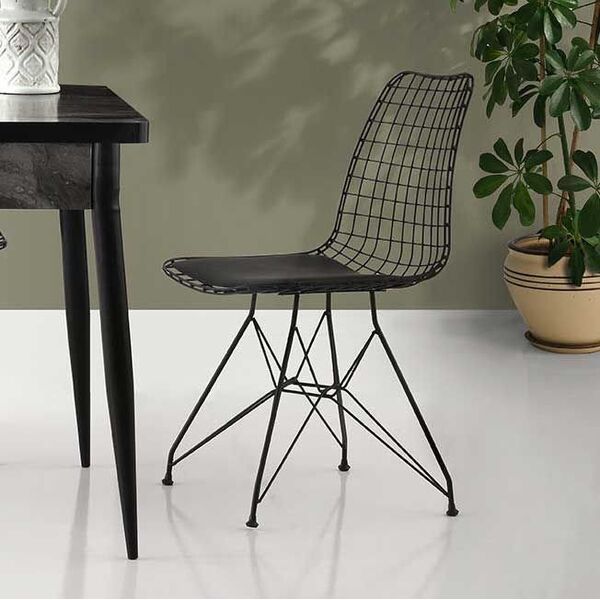 Σετ 2 καρεκλών Kalune Design Tivoli 271, μαύρο