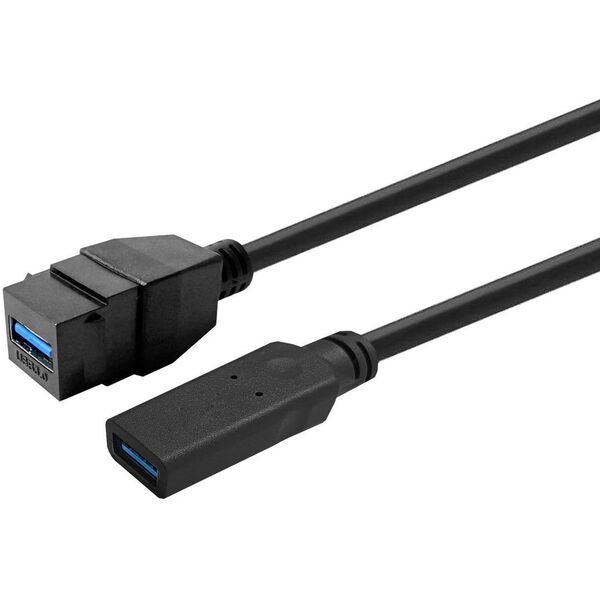 Vivolink Keystone Μαύρο USB3,0 A-Female σε USB3,0 A-Male