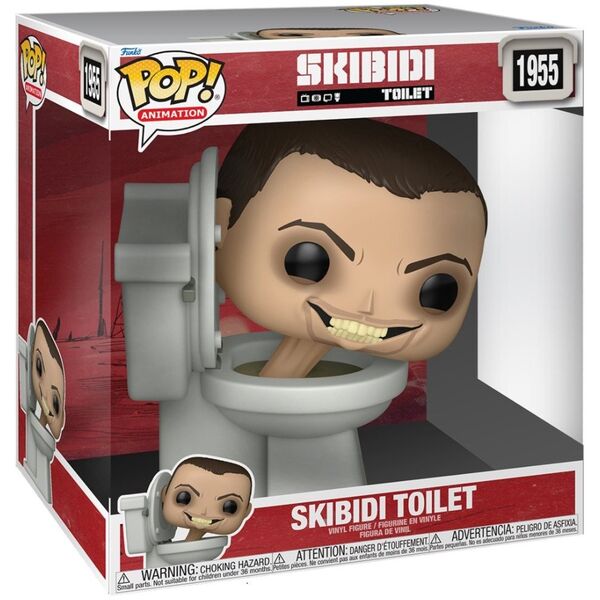 FUNKO POP! Jumbo Βινυλίου Φιγούρα: Skibidi Toilet