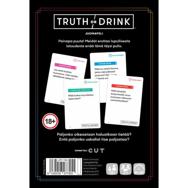 Truth or Drink - drinking game