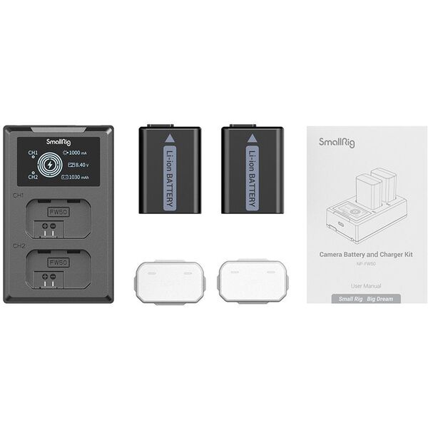SmallRig 3818 NP-FW50 Battery and Charger Kit