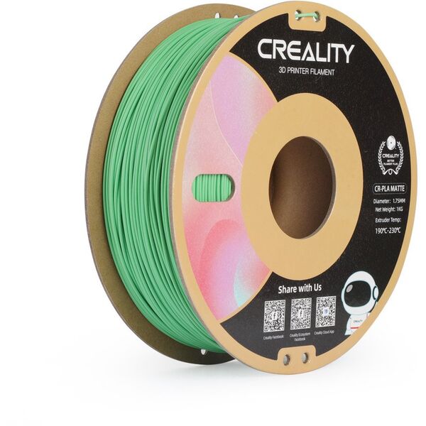 Νήμα Creality CR-PLA Matte για 3D εκτυπωτές, 1.75 mm, αβοκάντο πράσινο