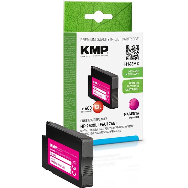 KMP 1748,4006, Υψηλή (XL) Απόδοση, Φωτογραφικό ματζέντα, Μελάνι με βάση τη βαφή, 30 ml, 2000 σελίδες