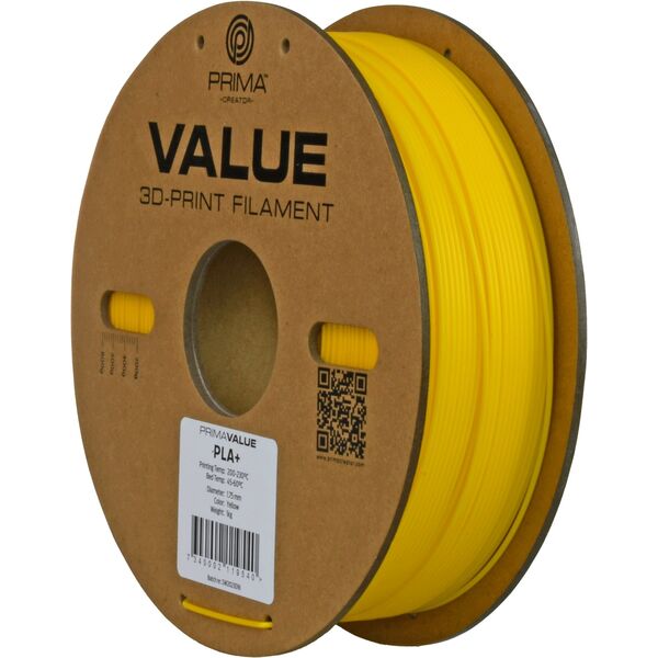 Νήμα PrimaValue PLA+ για εκτυπωτή 3D, 1.75 mm, κίτρινο