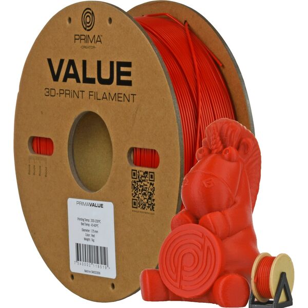 Νήμα ABS PrimaValue για εκτυπωτή 3D, 1.75 mm, κόκκινο