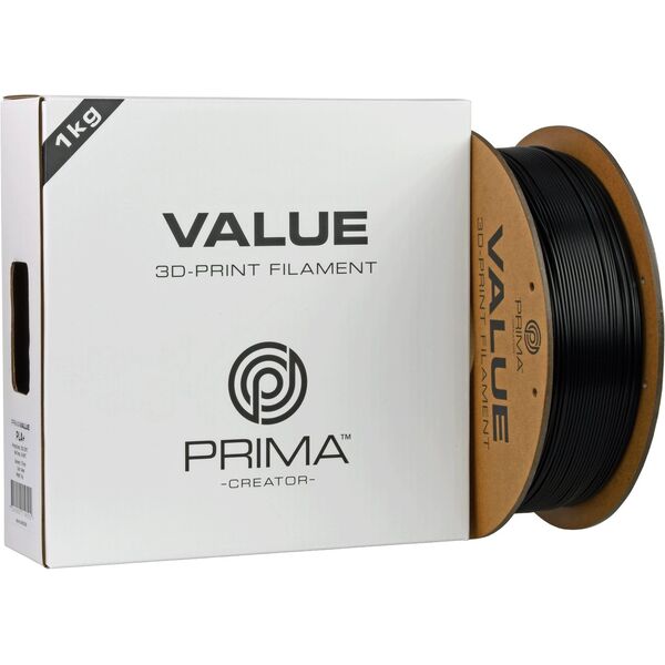 Νήμα PrimaValue PLA+ για εκτυπωτή 3D, 1.75 mm, μαύρο