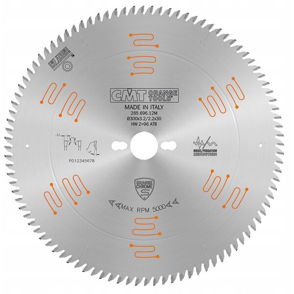 CMT HM SAW 300x30x3.2/2.2 Z=48 ... For cutting crosswise and lengthwise.