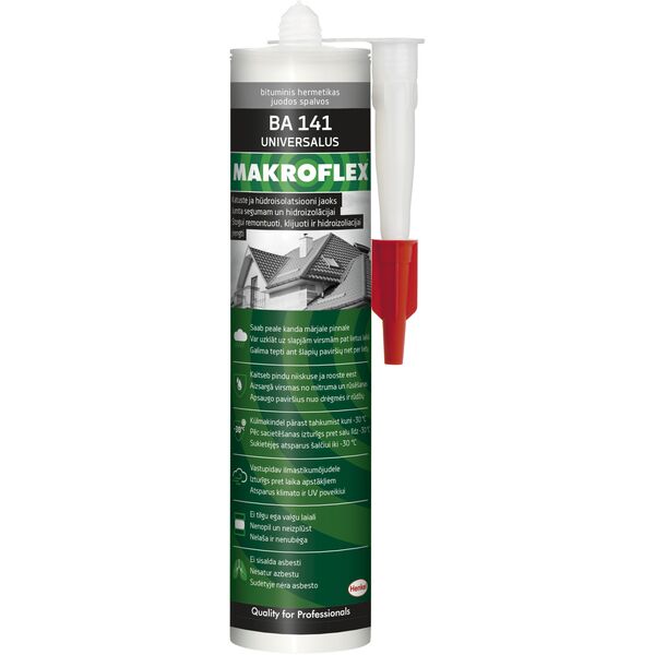 MAKROFLEX BA141 ΜΑΥΡΟ 300ML BAL CA12