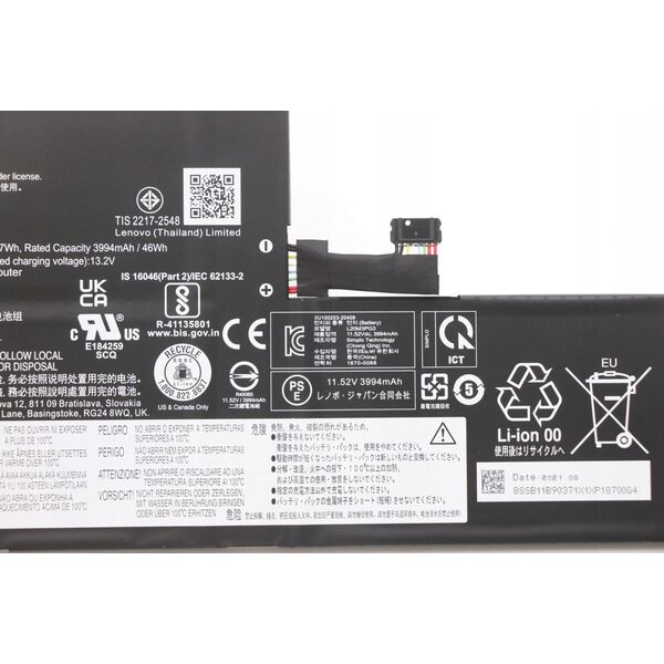47Wh μπαταρία 3 κυψελών για το Lenovo 300e Chrome Gen3