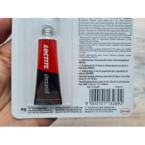 LOCTITE SUPER BOND POWER GEL 4G