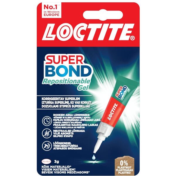 ΚΟΛΛΑ LOCTITE SUP BOND ΕΠΑΝΑΤΟΠΟΘΕΤΗΣΙΜΗ 3G