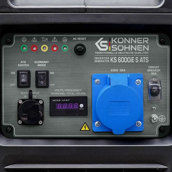 Könner & Söhnen Ενσωματωμένη γεννήτρια KÖNNER amp SÖHNEN KS 6000iE S ATS, 5.5 kW