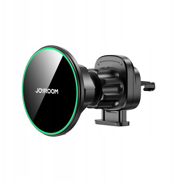 Βάση JOYROOM JR-ZS412 με φορτιστή Qi2 15W, αυτοκινήτου, για τον αεραγωγό - μαύρο