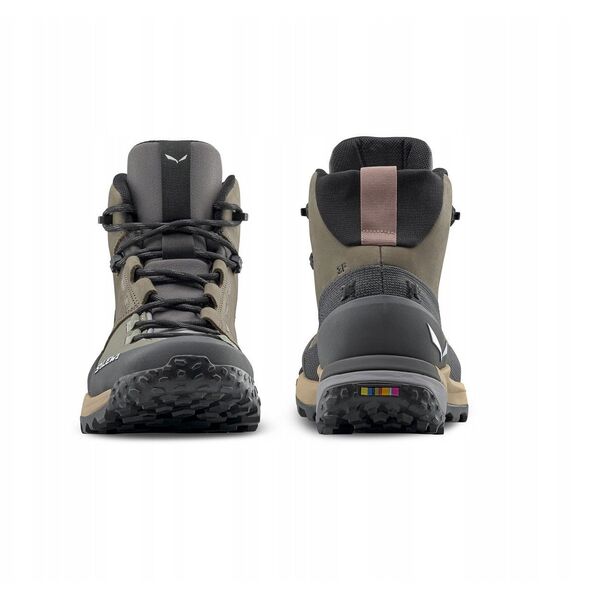 Γυναικεία Μποτάκια Puez Leather Mid PTX-Bungee cord-Onyx-UK 5,5 (38,5) SALEWA