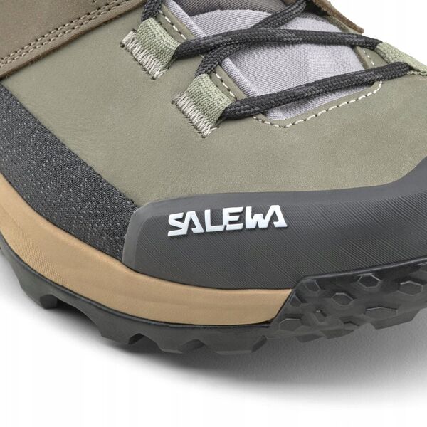 Γυναικεία μποτάκια Puez Leather Mid PTX - Bungee Cord - Onyx - UK 6 (39) SALEWA