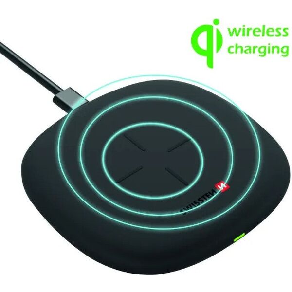 Swissten 10W Wireless charger with USB-C 1.5m cable