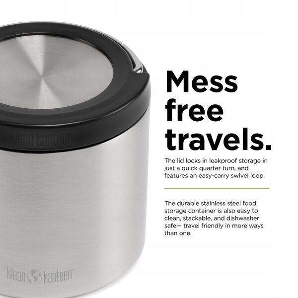 TKCanister, 473ml/16oz, Βουρτσισμένο Ανοξείδωτο