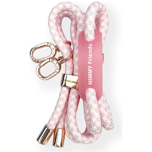 Zestaw crossbody + handstrap Nimmy       Cool&Cute 2.0 różowy