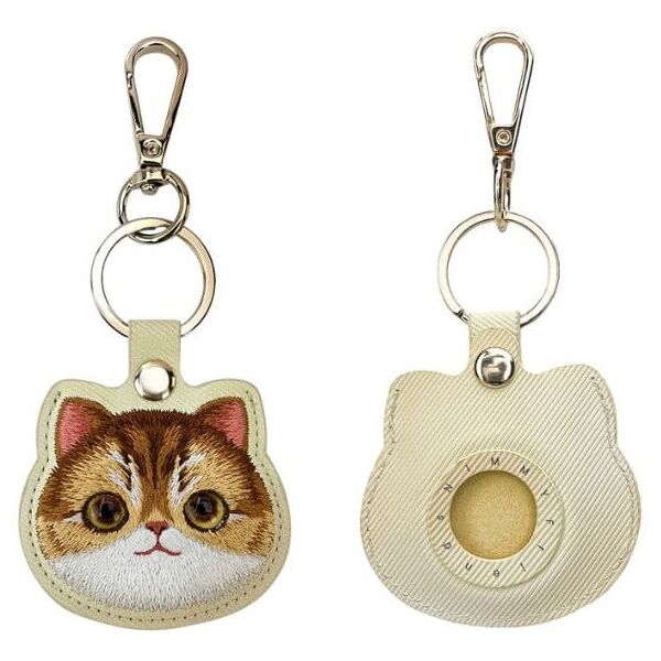 Etui na lokalizator / brelok Nimmy Big   Eyed Pet 2.0 Cat khaki
