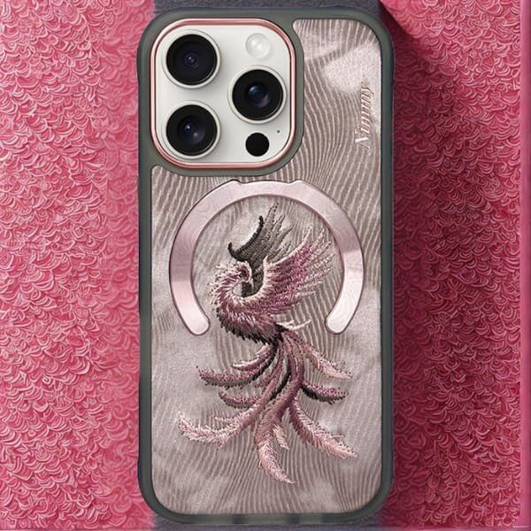 Etui Nimmy Magnetic Fantasy Animal       MagSafe do iPhone 16 Pro Max różowo złoty