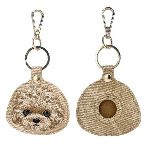 Etui na lokalizator / brelok Nimmy New   Big Eyed Pet 2.0 Dog brązowy