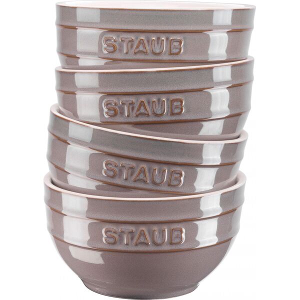 STAUB Zestaw 4 misek okrągłych Staub