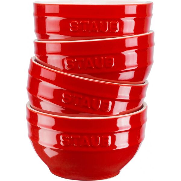 STAUB Zestaw 4 misek okrągłych Staub