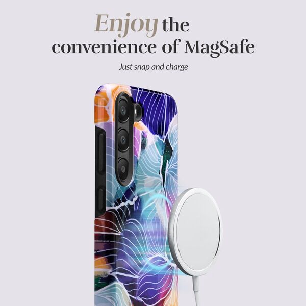 MIO Λουλούδια Συμβατό με Magsafe για Samsung S25 Plus 5G