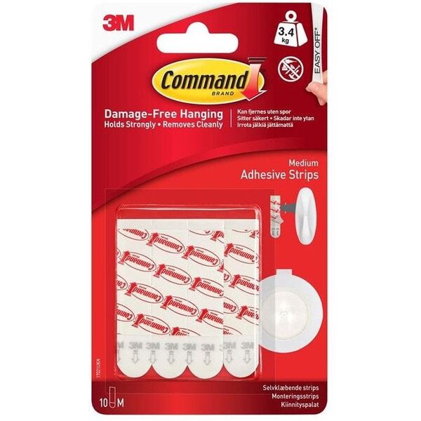 ADHESIVE STRIP COMMAND 17021NEWUKN 10PCS