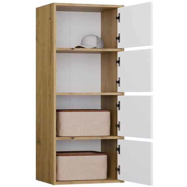 Komoda ALMA Front BIEL Korpus DĄB ARTISAN