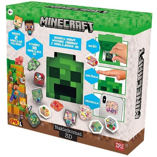 3D Naklejkomat Minecraft