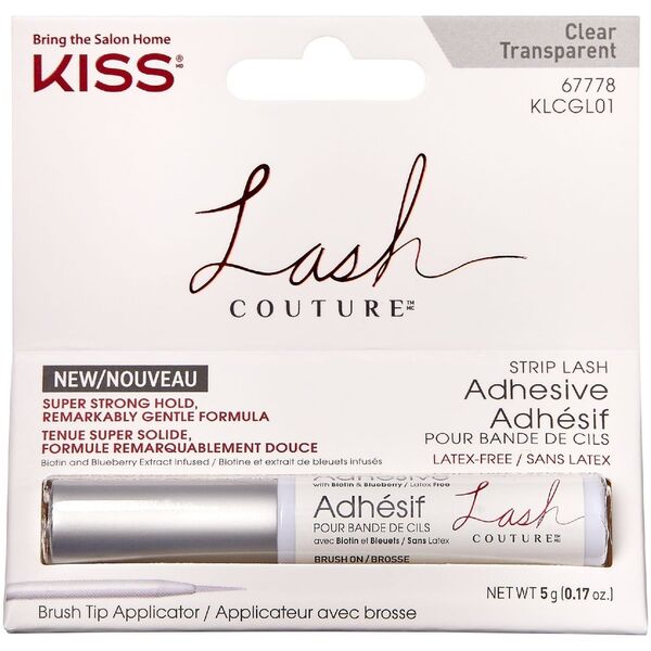 KISS Klej do sztucznych rzęs bez lateksu Lash Couture - bezbarwny 5g