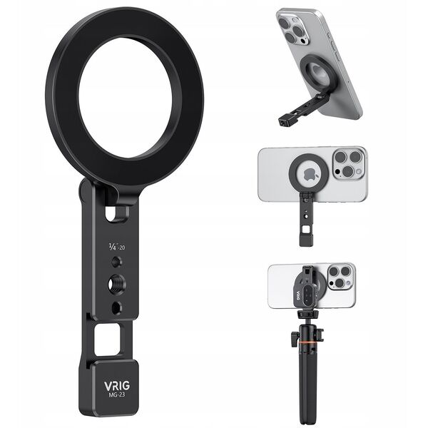 Μαγνητική Βάση Στήριξης Magnes Grip Για 1/4 Iso Τηλέφωνο Iphone Magsafe / Mg-23