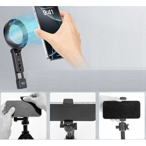 Μαγνητική Βάση Στήριξης Magnes Grip Για 1/4 Iso Τηλέφωνο Iphone Magsafe / Mg-23