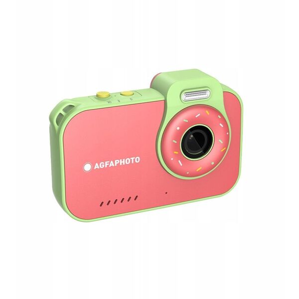 Υποβρύχια Αδιάβροχη Κάμερα 3m AgfaPhoto Agfa 12mp 2.7k 2x Φακός + Παιχνίδια / Ροζ