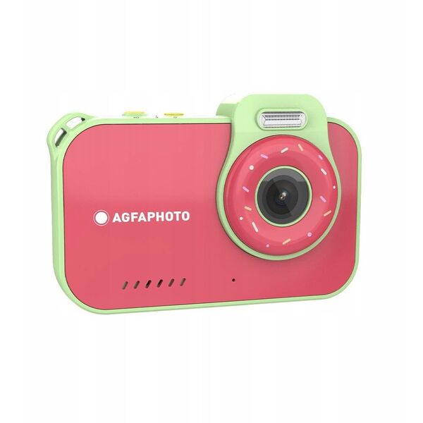 Υποβρύχια Αδιάβροχη Κάμερα 3m AgfaPhoto Agfa 12mp 2.7k 2x Φακός + Παιχνίδια / Ροζ