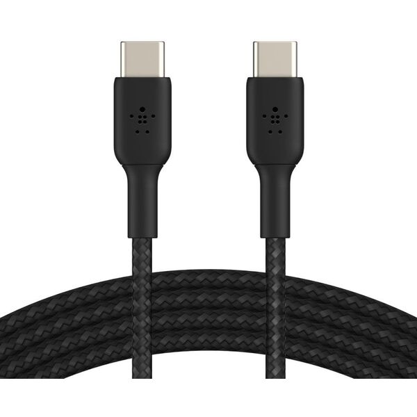 Belkin BOOST CHARGE braided Cab. USB-C/USB-C 2m bl.  CAB004bt2MBK