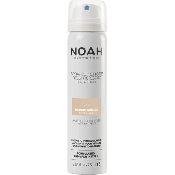 Korygujący spray z witaminą B5 do pokrycia cebulek włosów - JASNY BLOND, Noah, 75 ml