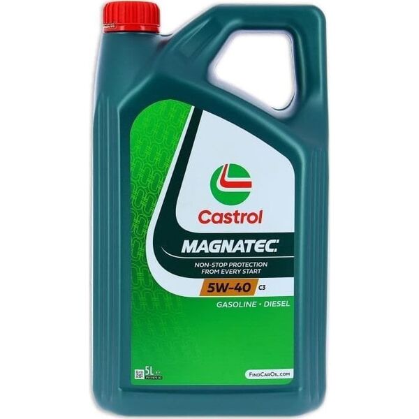 Castrol Olej silnikowy Castrol Magnatec Benzyna Diesel 5W40 5 L